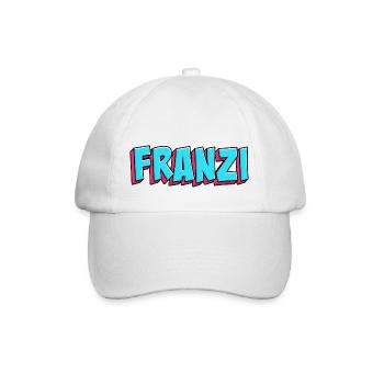 Name Motif: Franzi - Baseball Cap - white/white - Front