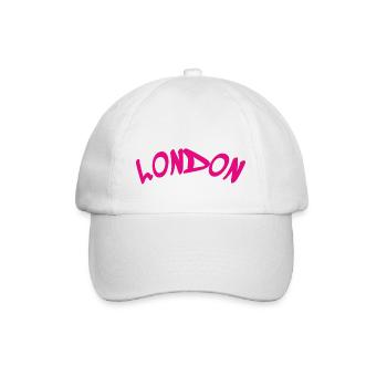 Londres - Grande-Bretagne - Angleterre - Casquette classique - blanc/blanc - Devant