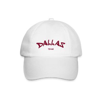 Dallas - Texas - USA - America - Baseball Cap - white/white - Front