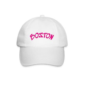 Boston - Massachusetts - USA - America - Baseball Cap - white/white - Front