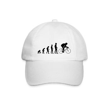 Evolution Rennrad - Baseballkappe - Weiß/Weiß - Vorne