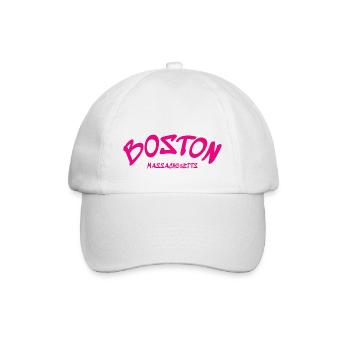Boston - Massachusetts - USA - America - Baseball Cap - white/white - Front