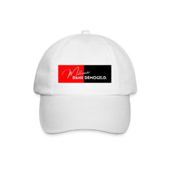 Demo Money Millionaire – Millionnaire grâce à Demo Money. - Casquette classique - blanc/blanc - Devant