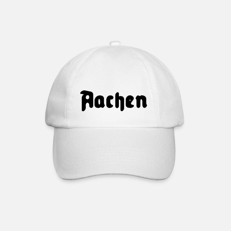 Aachen - Baseballkappe - Weiß/Weiß