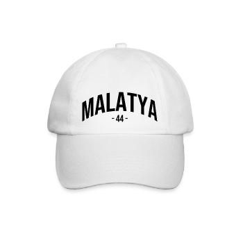 Malatya 44 Türkei Turkiye Geschenk Urlaub TR Türk - Baseballkappe - Weiß/Weiß - Vorne