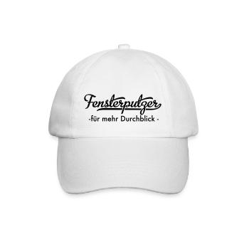 Fensterputzer - Baseballkappe - Weiß/Weiß - Vorne