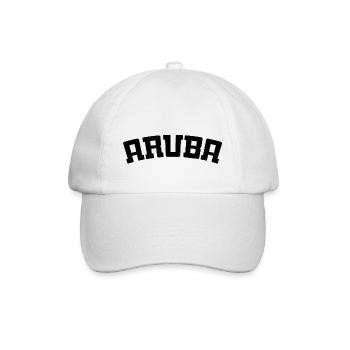 Aruba - Est. 1499 - Dutch Caribbean - Karibik - Baseballkappe - Weiß/Weiß - Vorne