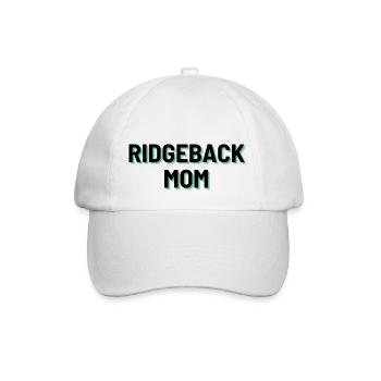 Ridgeback Mom - Baseballkappe - Weiß/Weiß - Vorne