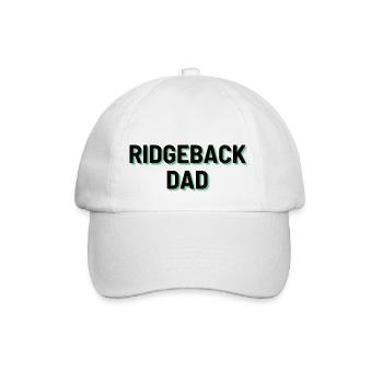 Ridgeback Dad - Baseballkappe - Weiß/Weiß - Vorne