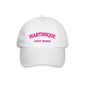 Martinique - Fort-de-France - Antilles Caraïbes - Casquette classique - blanc/blanc - Devant