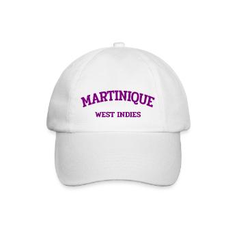 Martinique - Fort-de-France - Antilles Caraïbes - Casquette classique - blanc/blanc - Devant