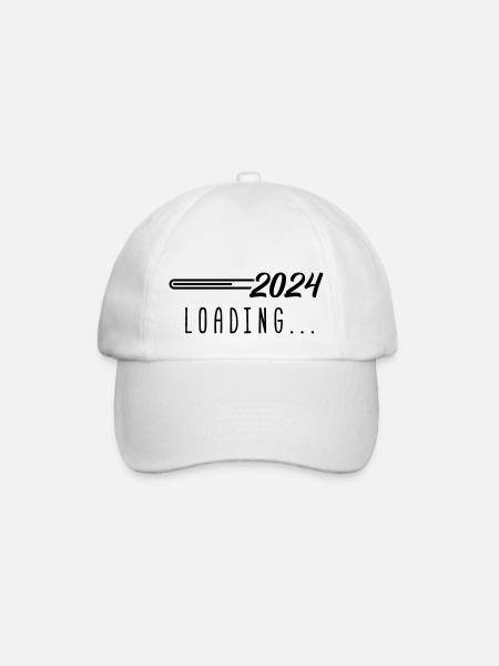 2024 loading - Baseballkappe - Weiß/Weiß