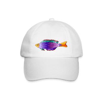 Poisson - Casquette classique - blanc/blanc - Devant