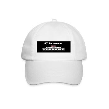 Chaos - Baseballkappe - Weiß/Weiß - Vorne
