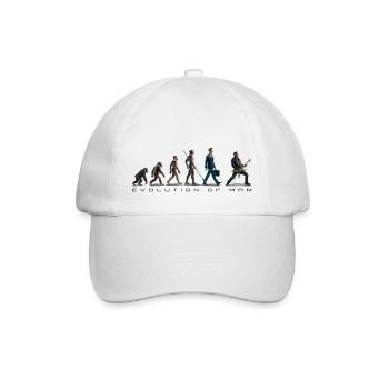 Evolution Guitar Player 06 2024 3 - Baseball Cap - white/white - Front
