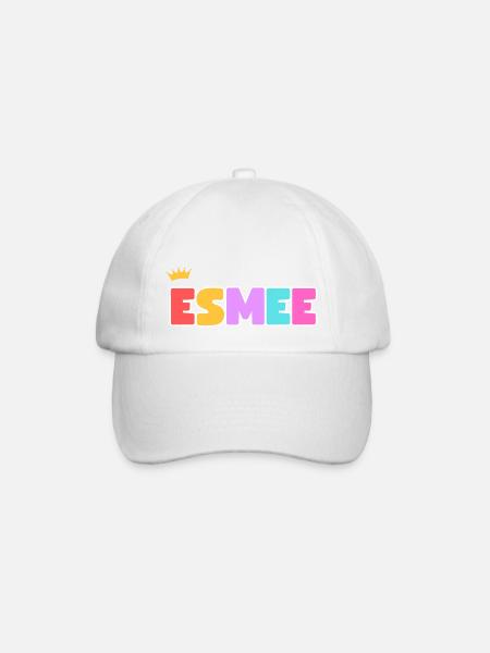 Esmée ! Personnalisable - Casquette classique - blanc/blanc