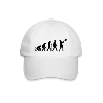 tennis evolution - Baseballkappe - Weiß/Weiß - Vorne