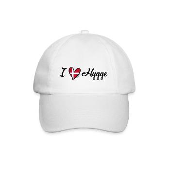 I love Hygge - Denmark - Lifestyle - Dänemark - Baseball Cap - white/white - Front