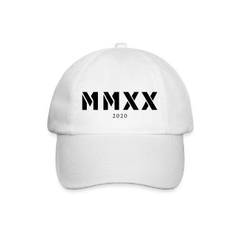 Année de naissance en chiffres romains Fabriqué en 2020 - Casquette classique - blanc/blanc - Devant