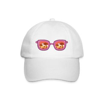 lunettes de soleil - Casquette classique - blanc/blanc - Devant
