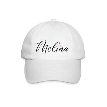 Melina Nom Coeur - Casquette classique - blanc/blanc - Devant