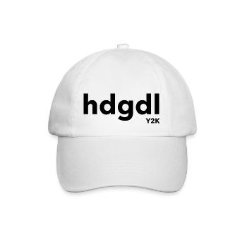 hdgdl Y2K schwarz - Baseballkappe - Weiß/Weiß - Vorne