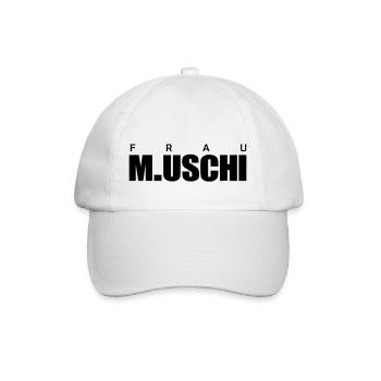 Frau M.Uschi - Baseballkappe - Weiß/Weiß - Vorne