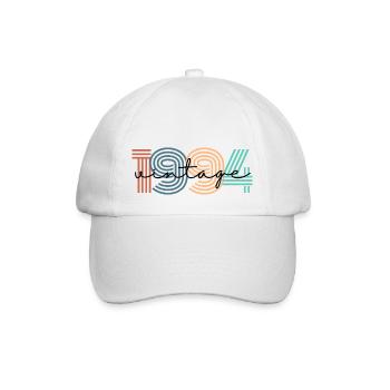 1994 vintage rétro - Casquette classique - blanc/blanc - Devant