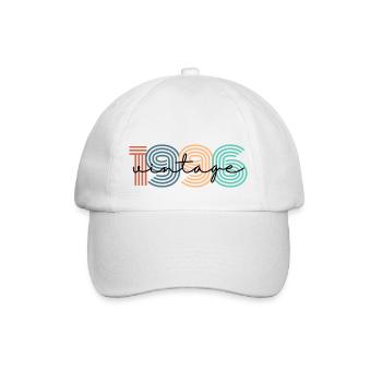 1996 vintage rétro - Casquette classique - blanc/blanc - Devant