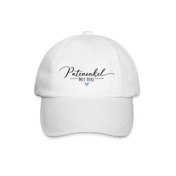 Godfather with a heart - Baseball Cap - white/white - Front