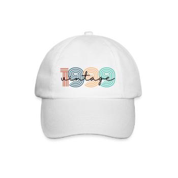 1999 vintage rétro - Casquette classique - blanc/blanc - Devant