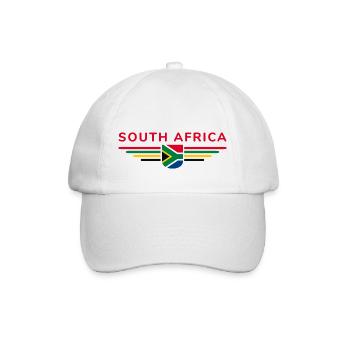 J’aime l’Afrique du Sud tenue T-Shirt Design Cadeau - Casquette classique - blanc/blanc - Devant