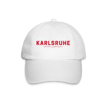 T-shirt Karlsruhe – parfait pour les fans et les amoureux - Casquette classique - blanc/blanc - Devant