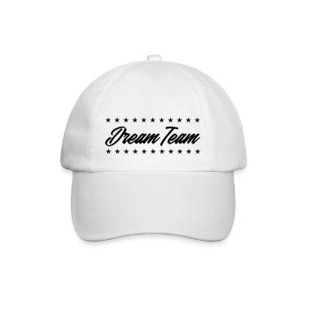 Dream Team - Baseball Cap - white/white - Front