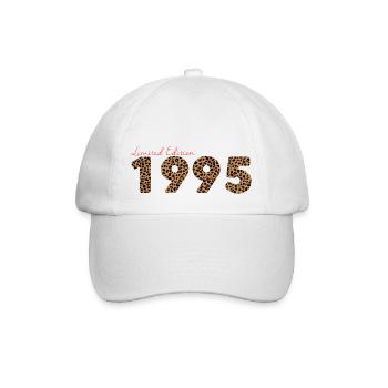 Vintage 1995, Birthday Gift, Wife Gift - Baseball Cap - white/white - Front