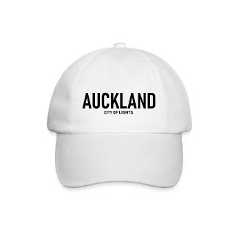 Auckland - City of Lights - New Zealand Neuseeland - Baseball Cap - white/white - Front