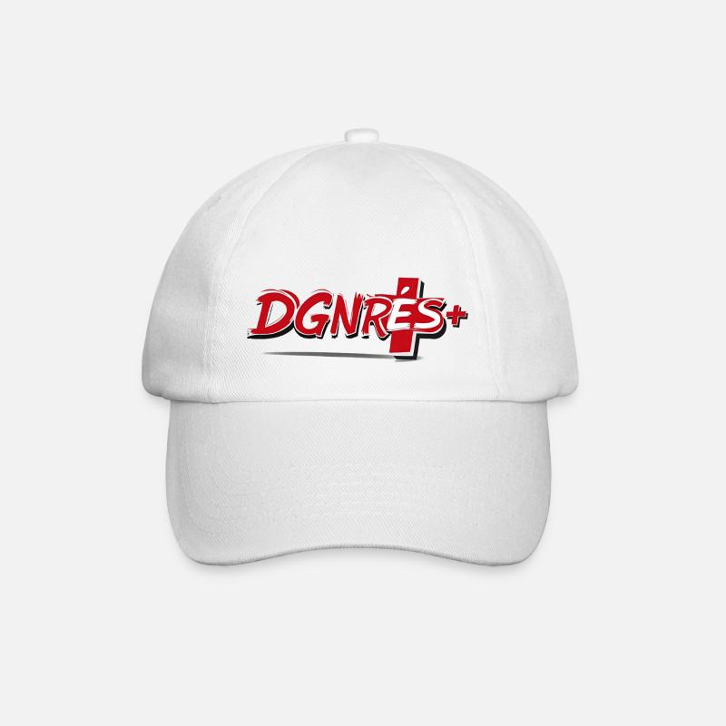 DGNRÉS++ - Baseball Cap - white/white