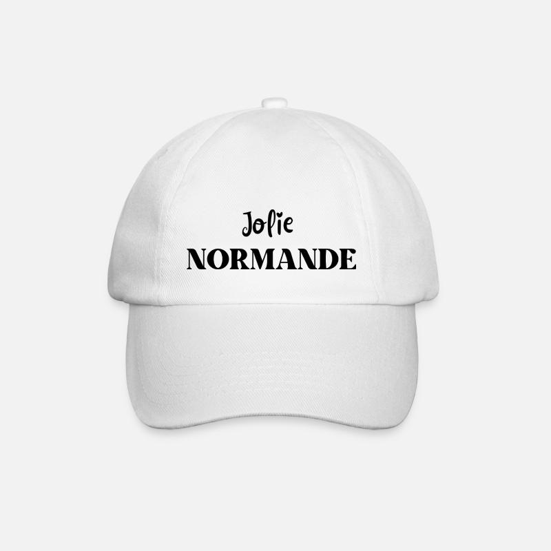 Jolie normande - Casquette classique - blanc/blanc