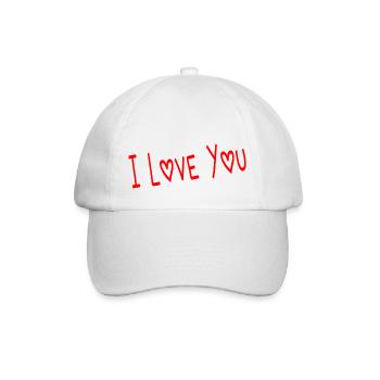 LIEBE. PAAR. GERADE VERHEIRATET. Junggesellinnenabschied. VALENTINSTAG. - Baseballkappe - Weiß/Weiß - Vorne