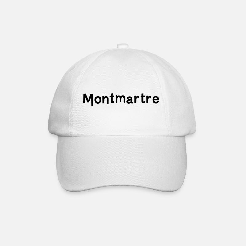 Montmartre - Baseballkappe - Weiß/Weiß