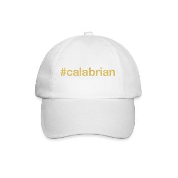 Calabrian Kalabrien Italy Italien - Baseballkappe - Weiß/Weiß - Vorne