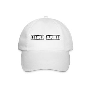 Musical_Director - Baseballkappe - Weiß/Weiß - Vorne