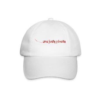 JUSTE RÉVOLTE - let's talk - Casquette classique - blanc/blanc - Devant