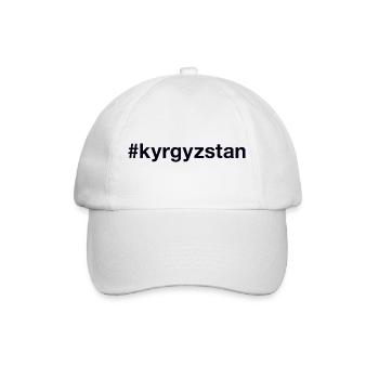 Kyryzstan Kirghizistan Hashtag - Casquette classique - blanc/blanc - Devant