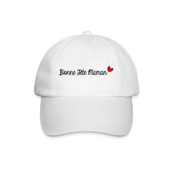 BONNE FÊTE. BONNE FÊTE MAMAN. MAMAN. FÊTE DES MÈRE - Casquette classique - blanc/blanc - Devant