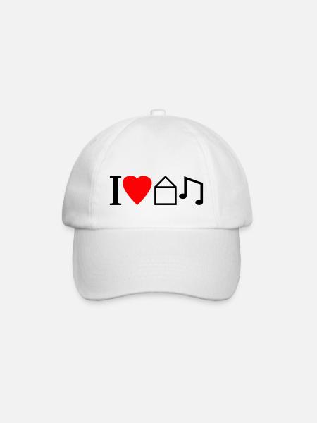 J'aime la musique de Chambre - Casquette classique - blanc/blanc