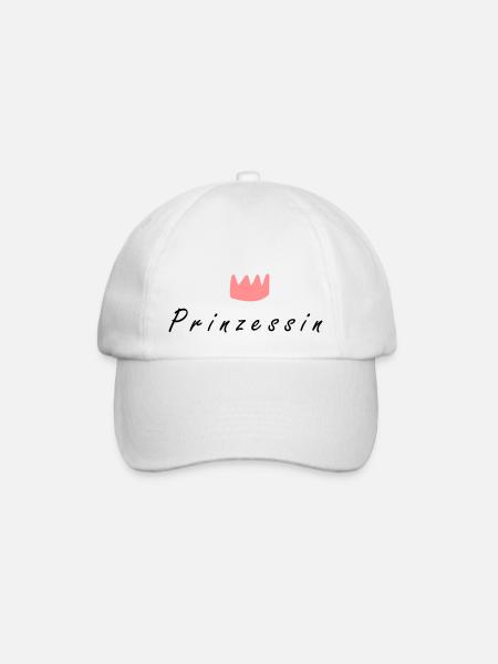 Prinzessin - Baseballkappe - Weiß/Weiß