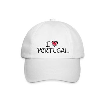 i_love_portugal__f2 - Casquette classique - blanc/blanc - Devant