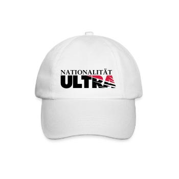 NATIONALITÄT ULTRA - Baseballkappe - Weiß/Weiß - Vorne