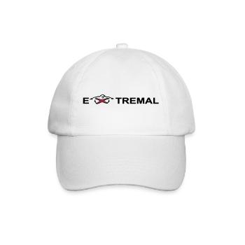 extremal - Baseball Cap - white/white - Front